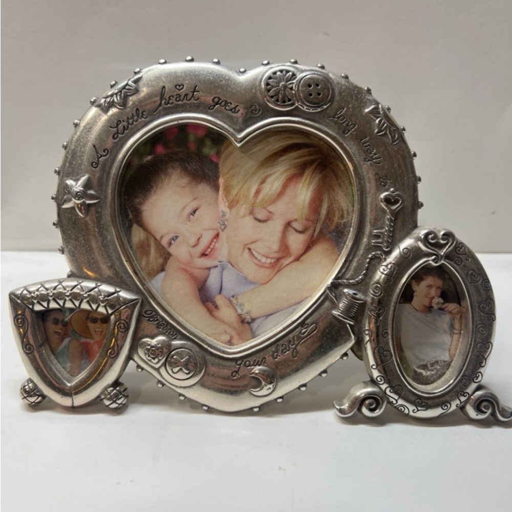 Brighton Heart-Shaped Photo Frame Set
